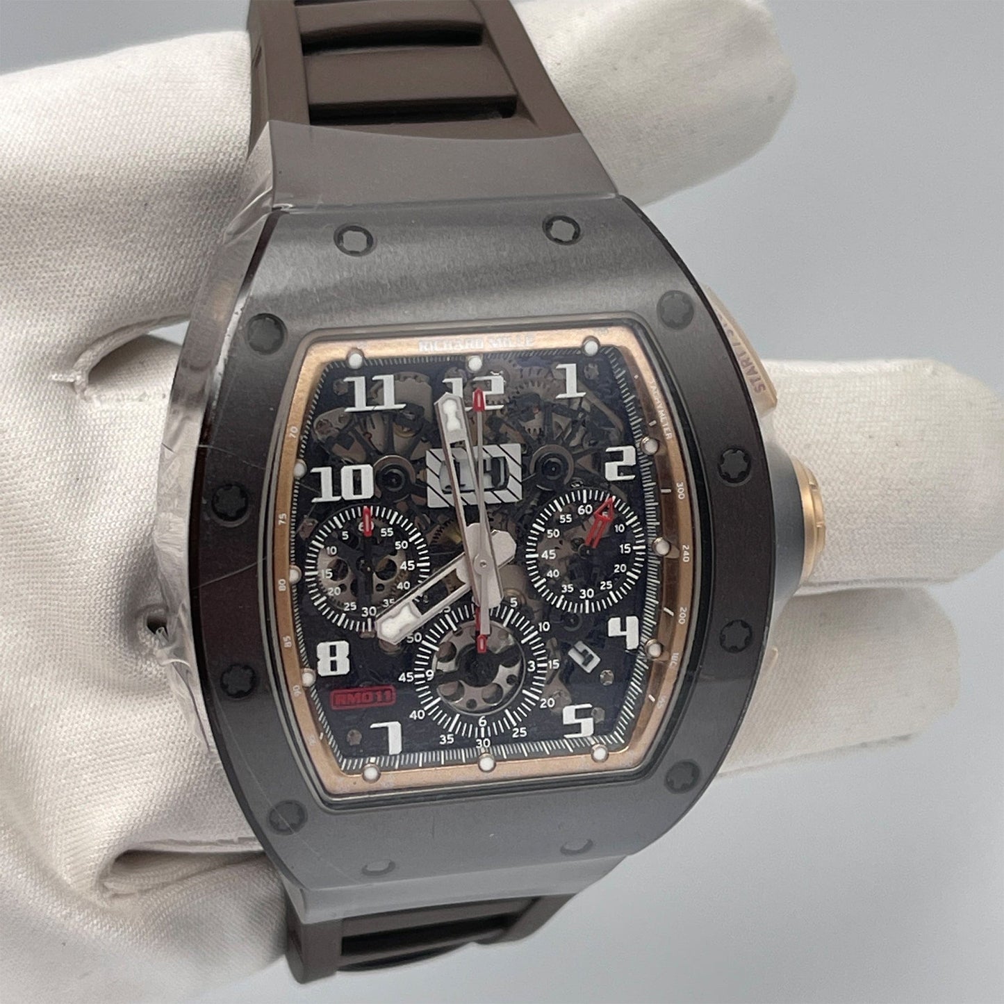 Richard Mille RM 011 Brown Ceramic TZP Asia Limited Edition of 50