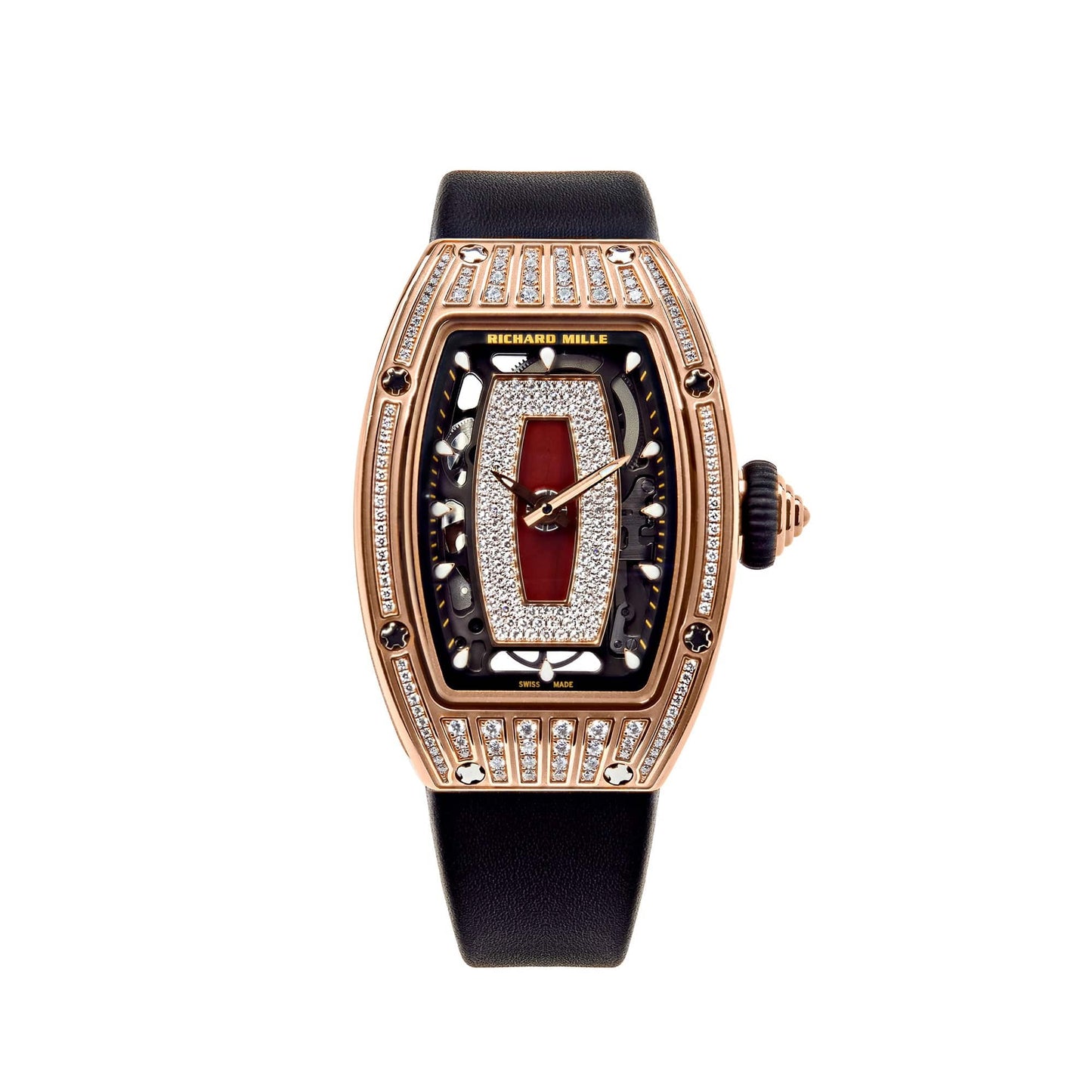 Richard Mille RM 07-01 'Ladies' Rose Gold Diamond Set Jasper Dial
