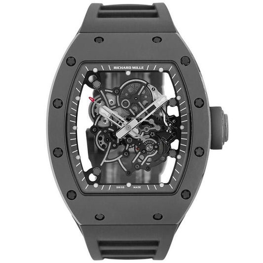 Richard Mille Limited Edition Bubba Watson RM55 Ceramic 50mm Openworked Dial