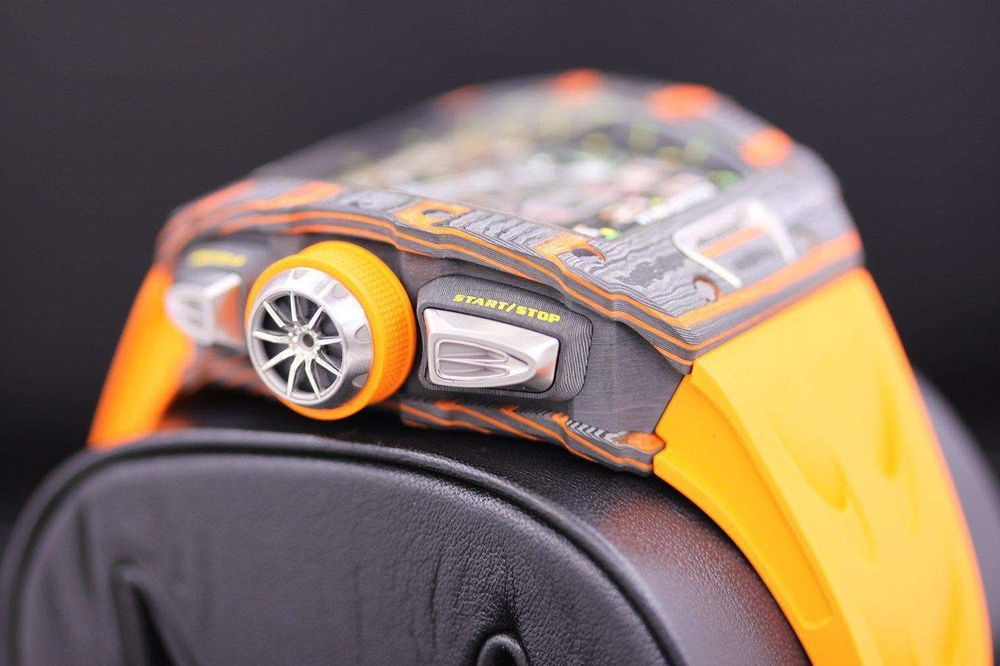 Richard Mille Limited Edition McLaren Flyback Chronograph RM11-03 Carbon 50mm Openworked Dial