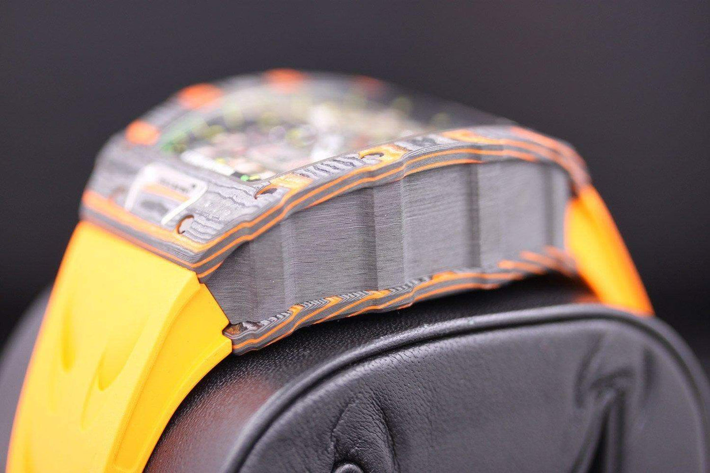 Richard Mille Limited Edition McLaren Flyback Chronograph RM11-03 Carbon 50mm Openworked Dial