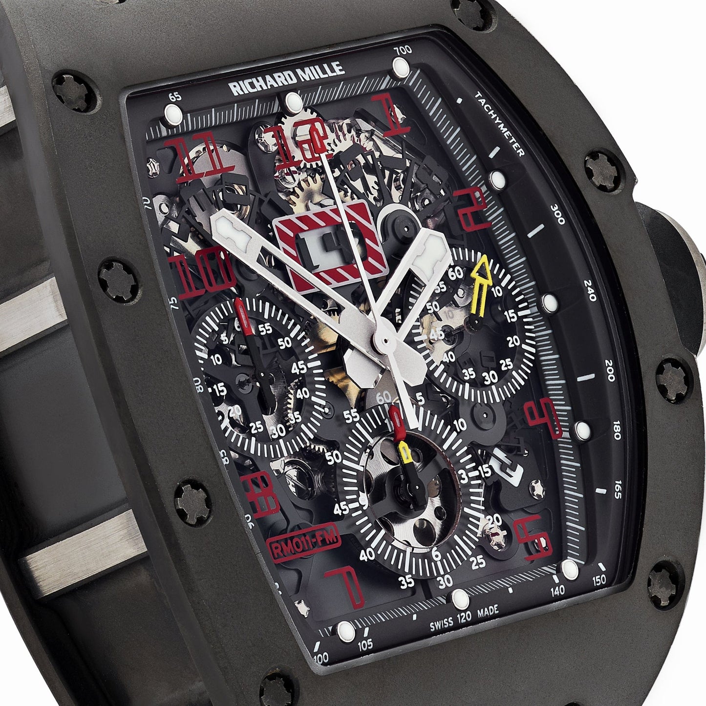 Richard Mille RM 011 AK TI Felipe Massa Titanium Red Numeral