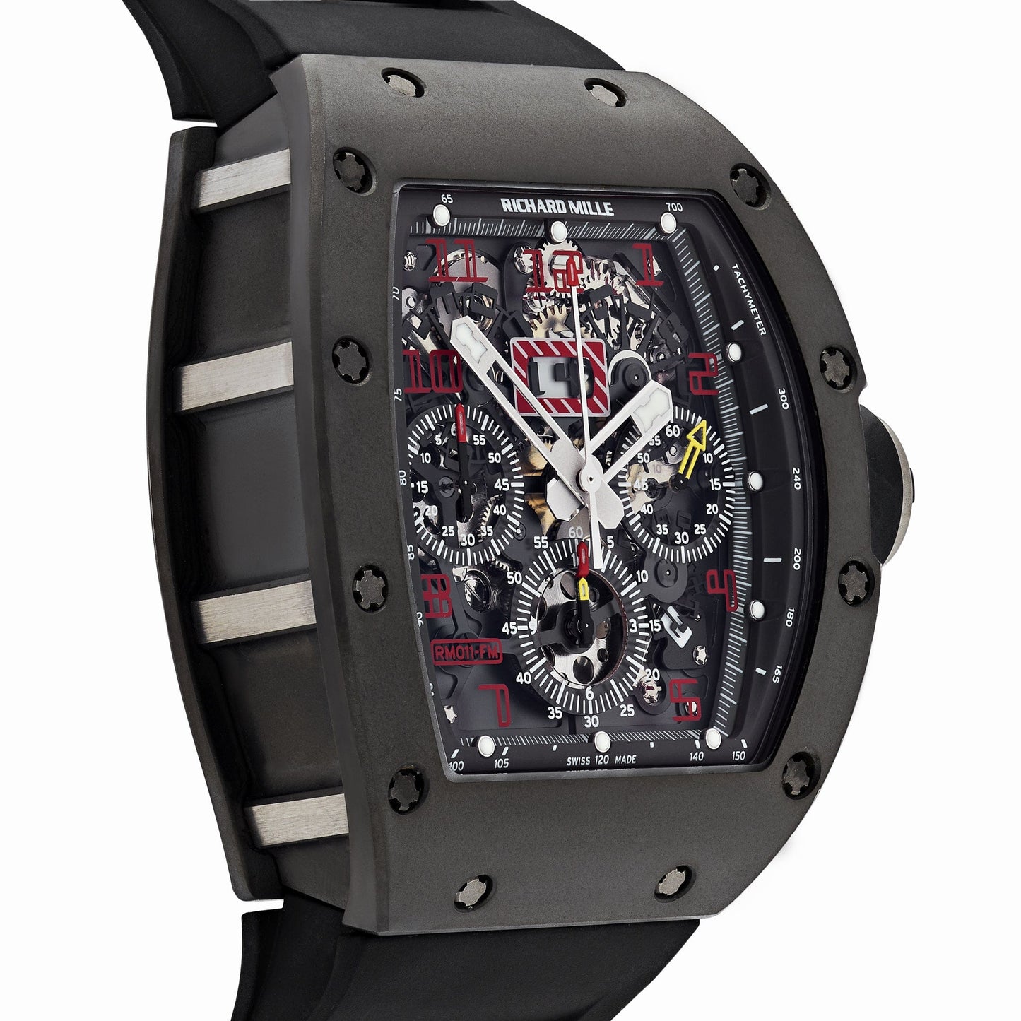 Richard Mille RM 011 AK TI Felipe Massa Titanium Red Numeral