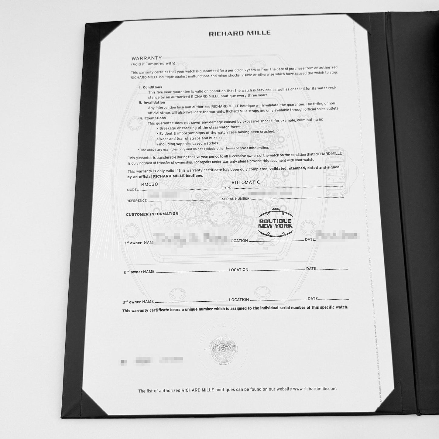 Richard Mille RM 030 Rose Gold Titanium (2023)