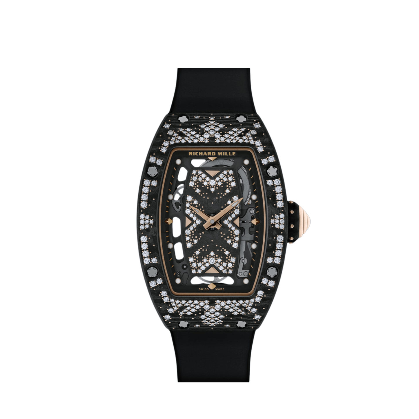 Richard Mille RM 07-01 'Ladies' Intergalactic Bright Night Carbon TPT Diamond Bezel