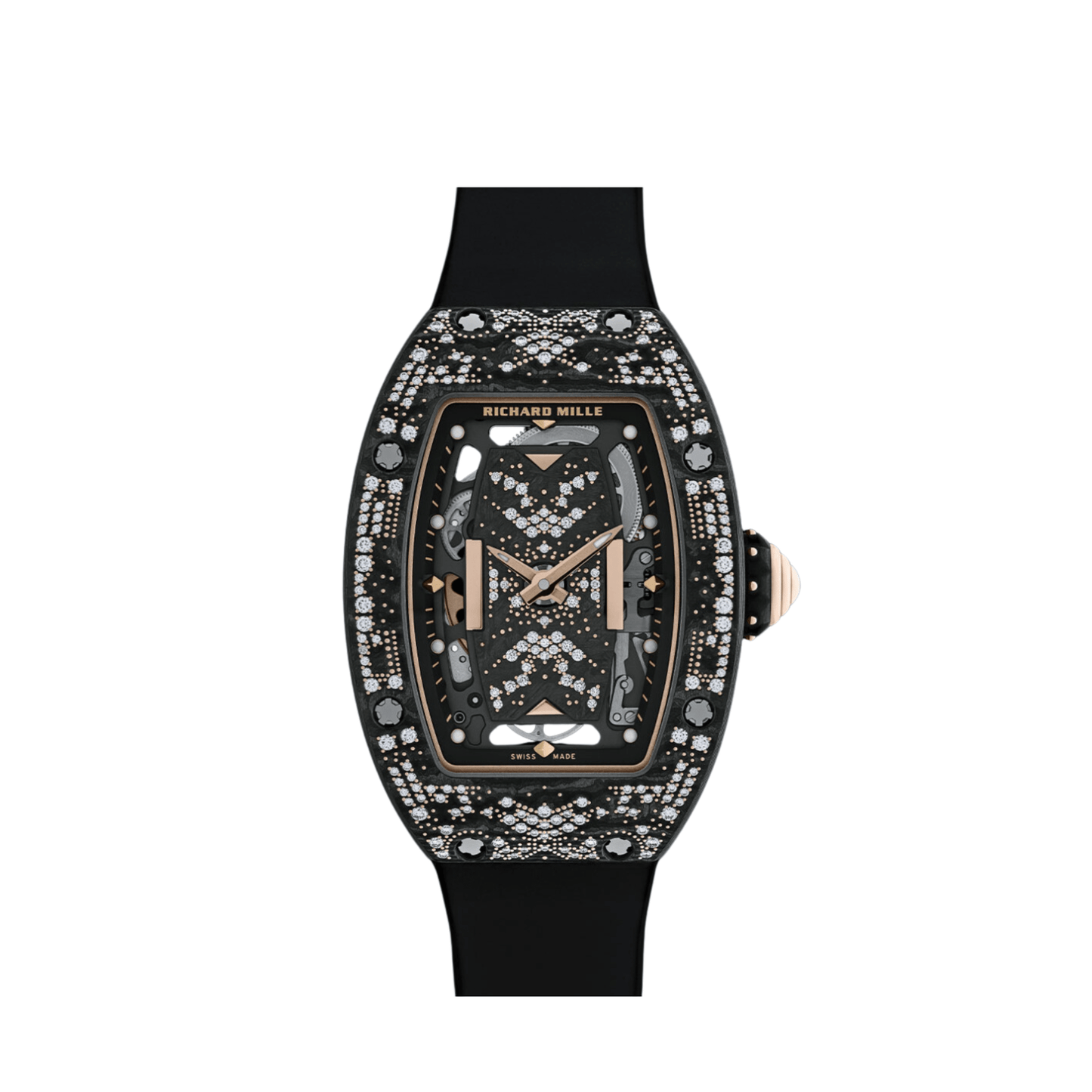 Richard Mille RM 07-01 'Ladies' Intergalactic Misty Night Carbon TPT Diamond Bezel