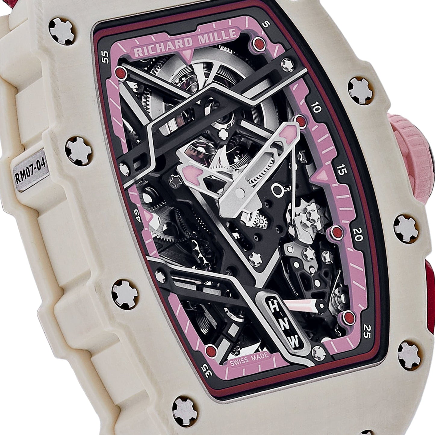 Richard Mille RM 07-04 'Ladies' White Quartz TPT Automatic Sport