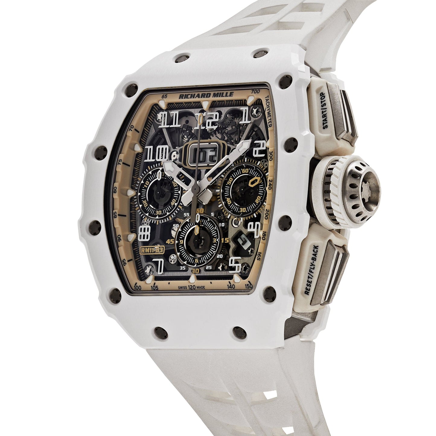 Richard Mille RM 11-03 'Last White Edition' Automatic Flyback Chronograph White Ceramic Limited Edition of 33 pieces