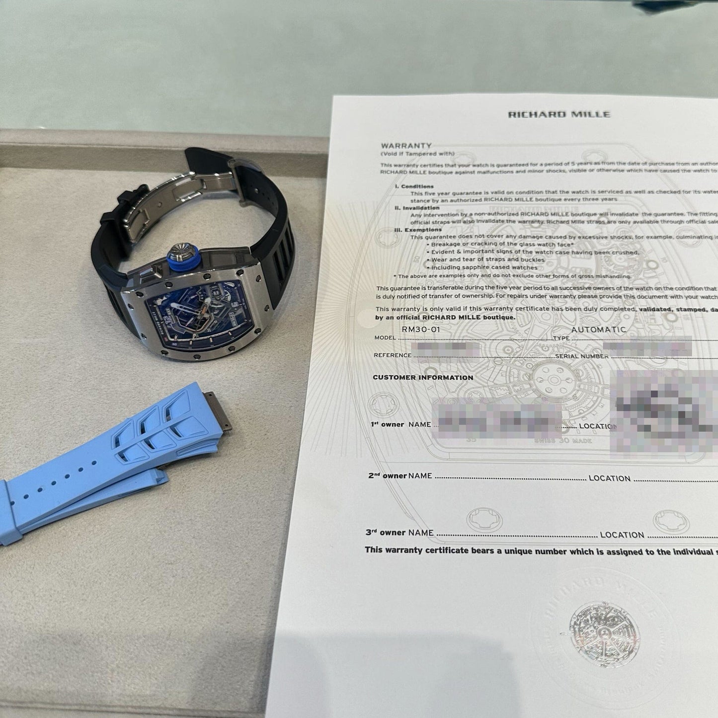 Richard Mille RM 30-01 Declutchable Rotor Titanium Skeleton Dial (2023)