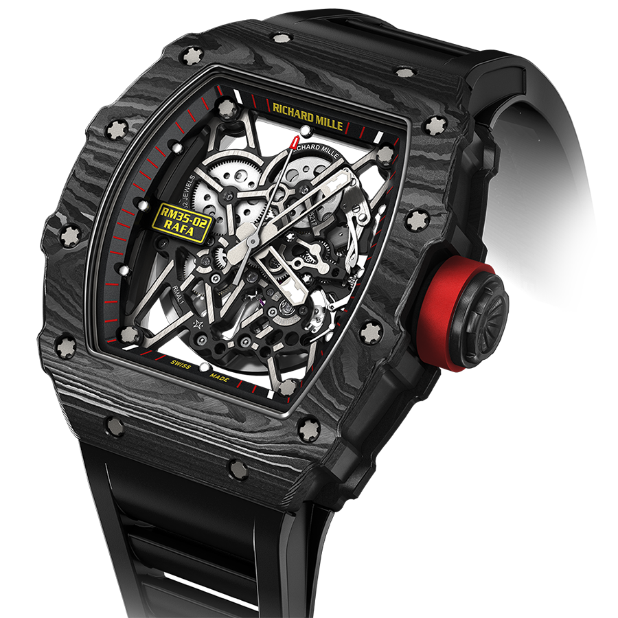 Richard Mille Rafael Nadal RM35-02 Carbon 50mm Openworked Dial