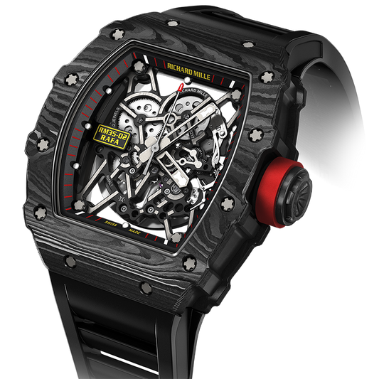 Richard Mille Rafael Nadal RM35-02 Carbon 50mm Openworked Dial