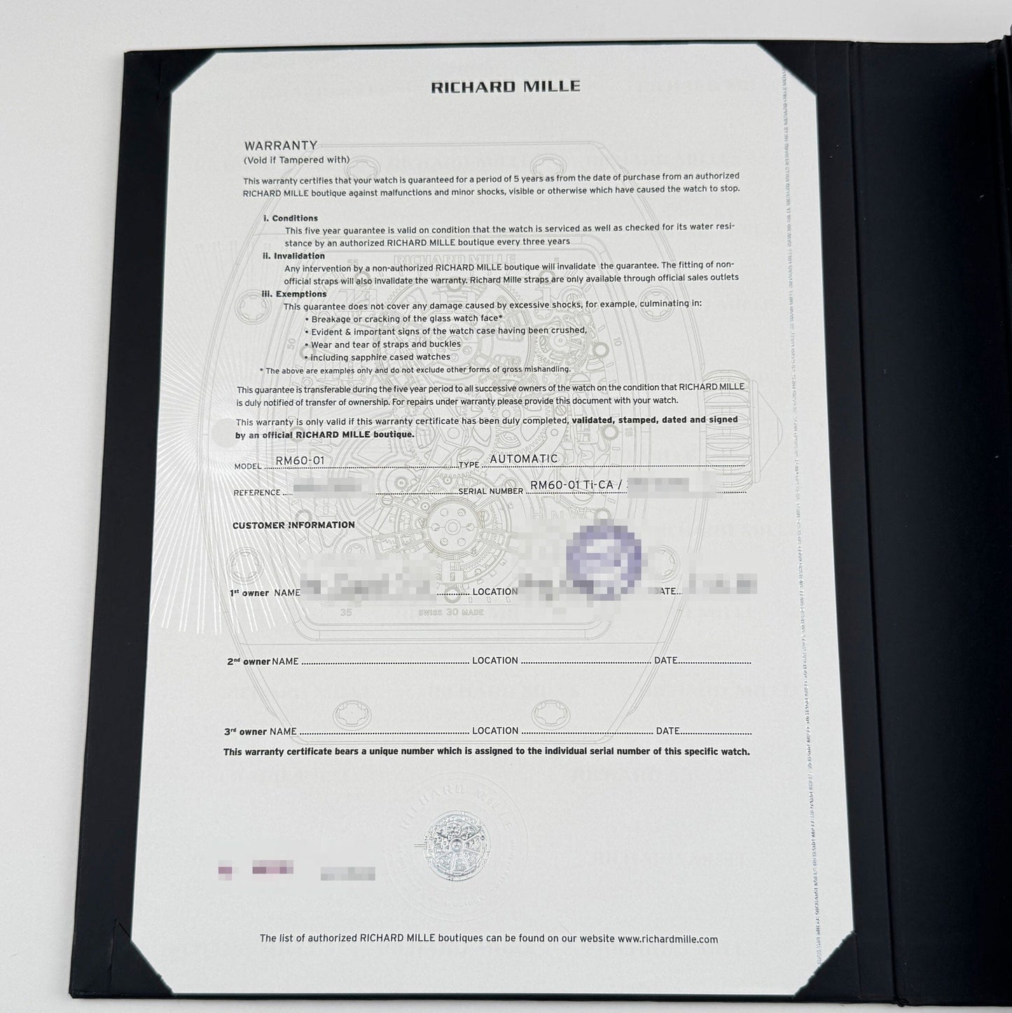 Richard Mille RM 60-01 ‘Les Voiles De St Barth’ Titanium Carbon Limited Edition of 80 (2022)