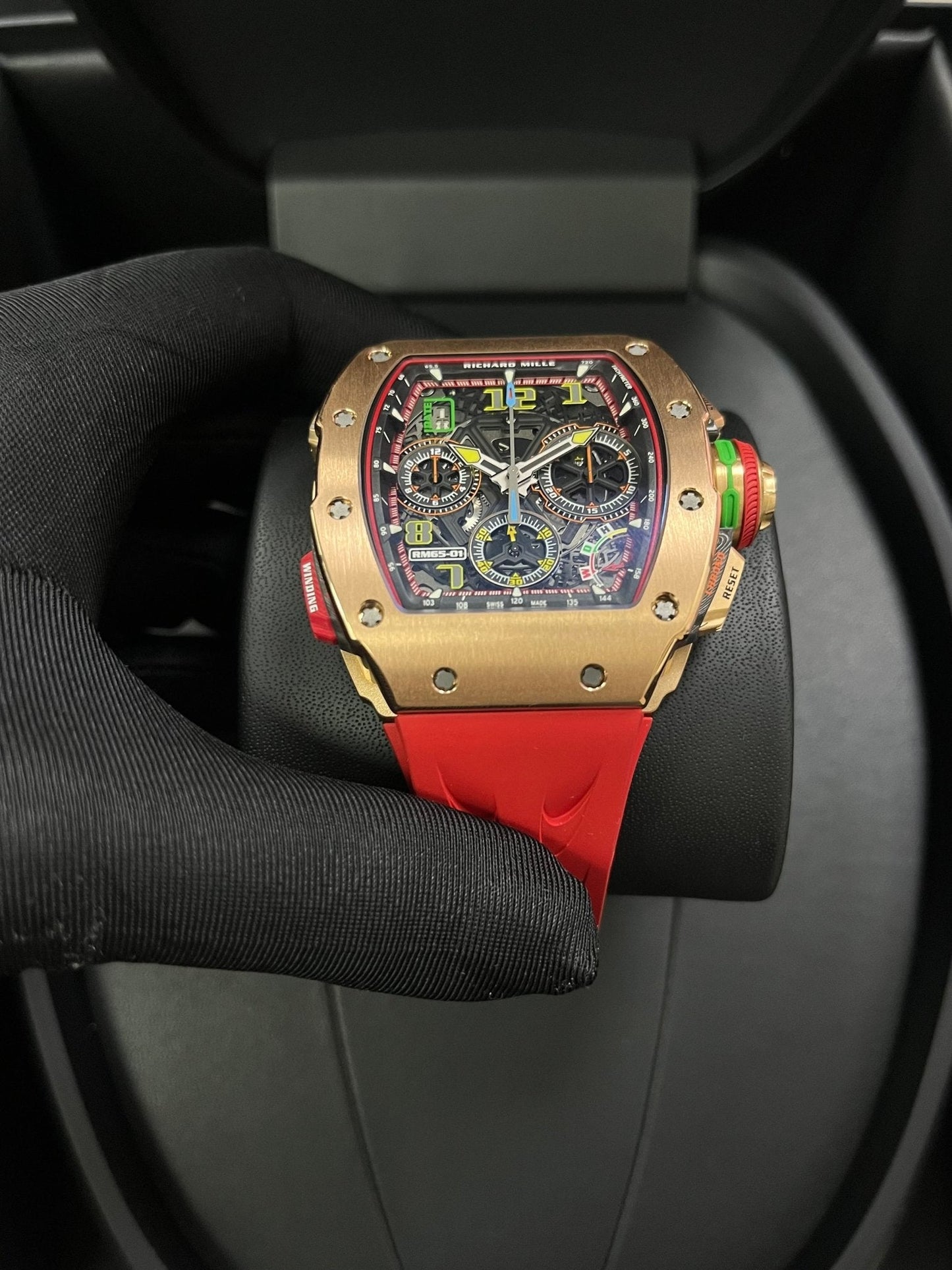 Richard Mille RM 65-01 Automatic Chronograph Full Rose Gold