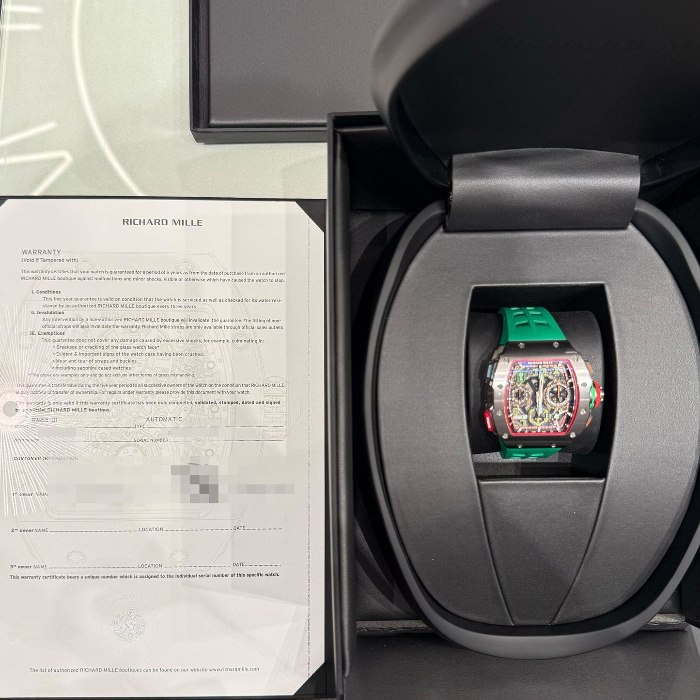 Richard Mille RM 65-01 Automatic Split-Seconds Chronograph Titanium (2023)