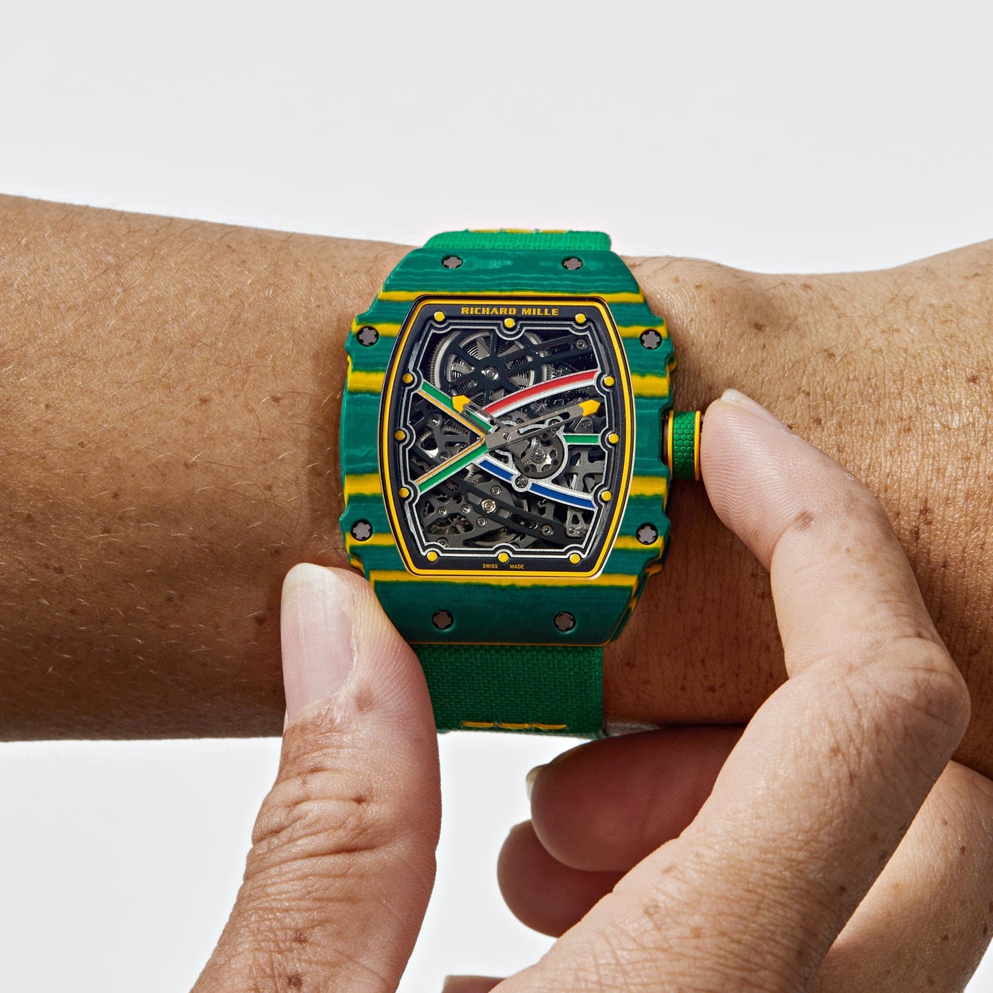 Richard Mille RM 67-02 'Wayde Van Niekerk' Green Yellow Quartz TPT (2023)