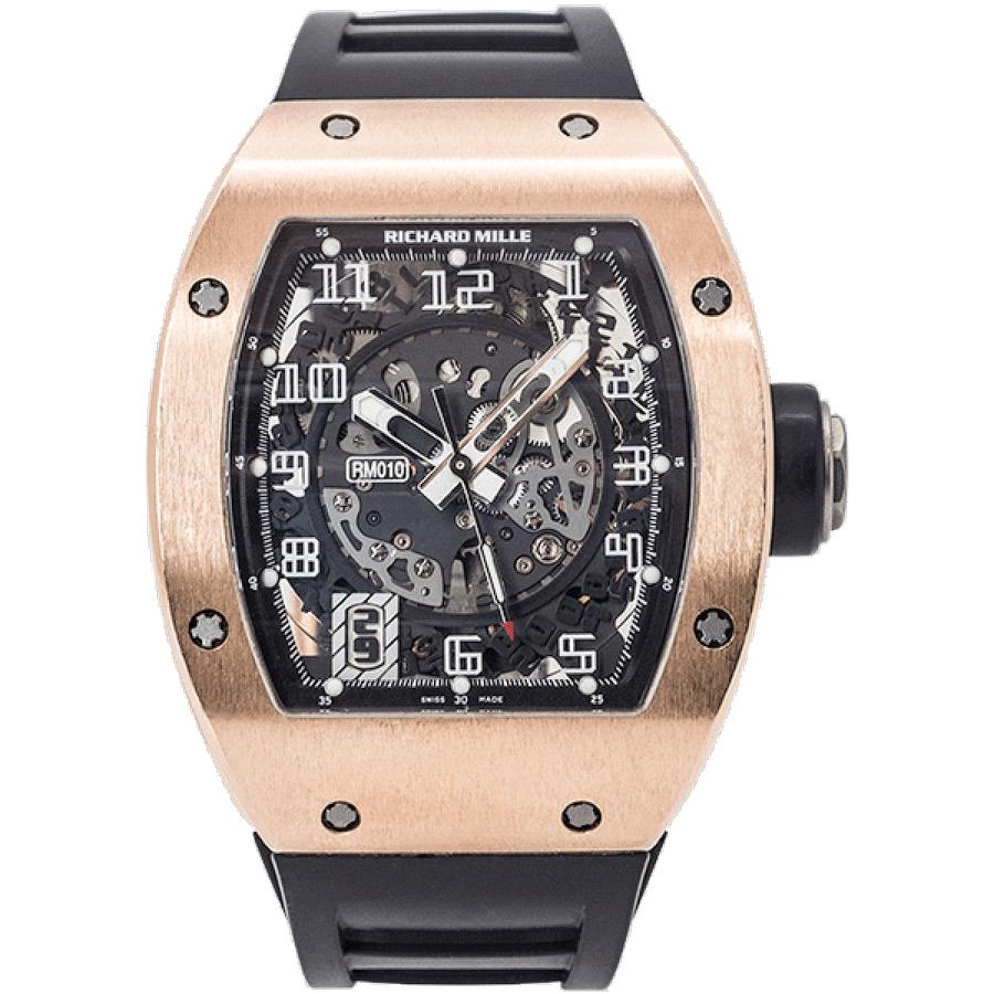 Richard Mille RM10 Rose Gold 48mm Openworked Dial