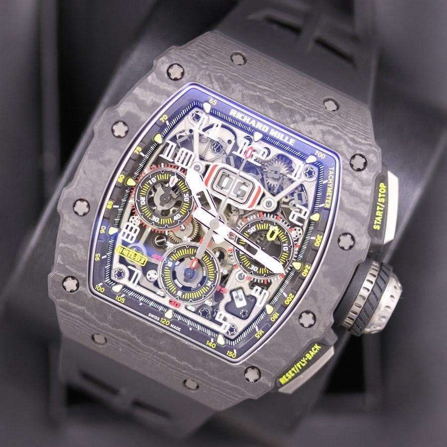 Richard Mille RM11-03 Carbon Flyback Chronograph 50mm Openworked Dial