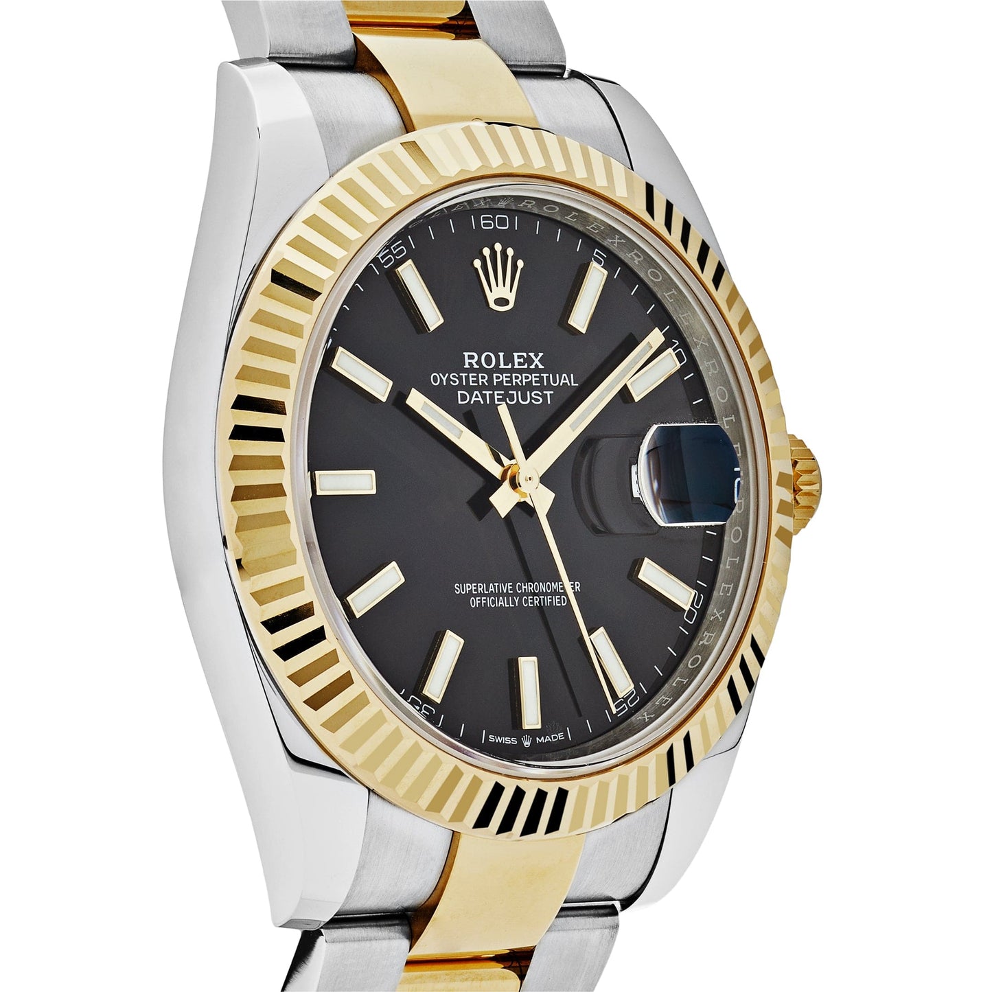 Rolex Datejust 41 126333 Yellow Gold Stainless Steel Black Dial Oyster (2023)