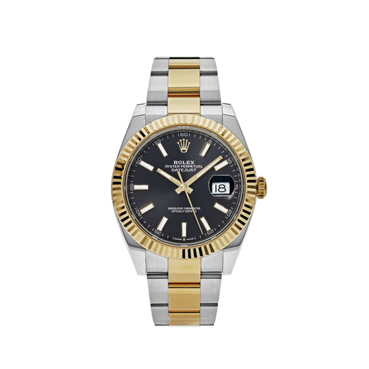 Rolex Datejust 41 126333 Yellow Gold Stainless Steel Black Dial Oyster (2023)