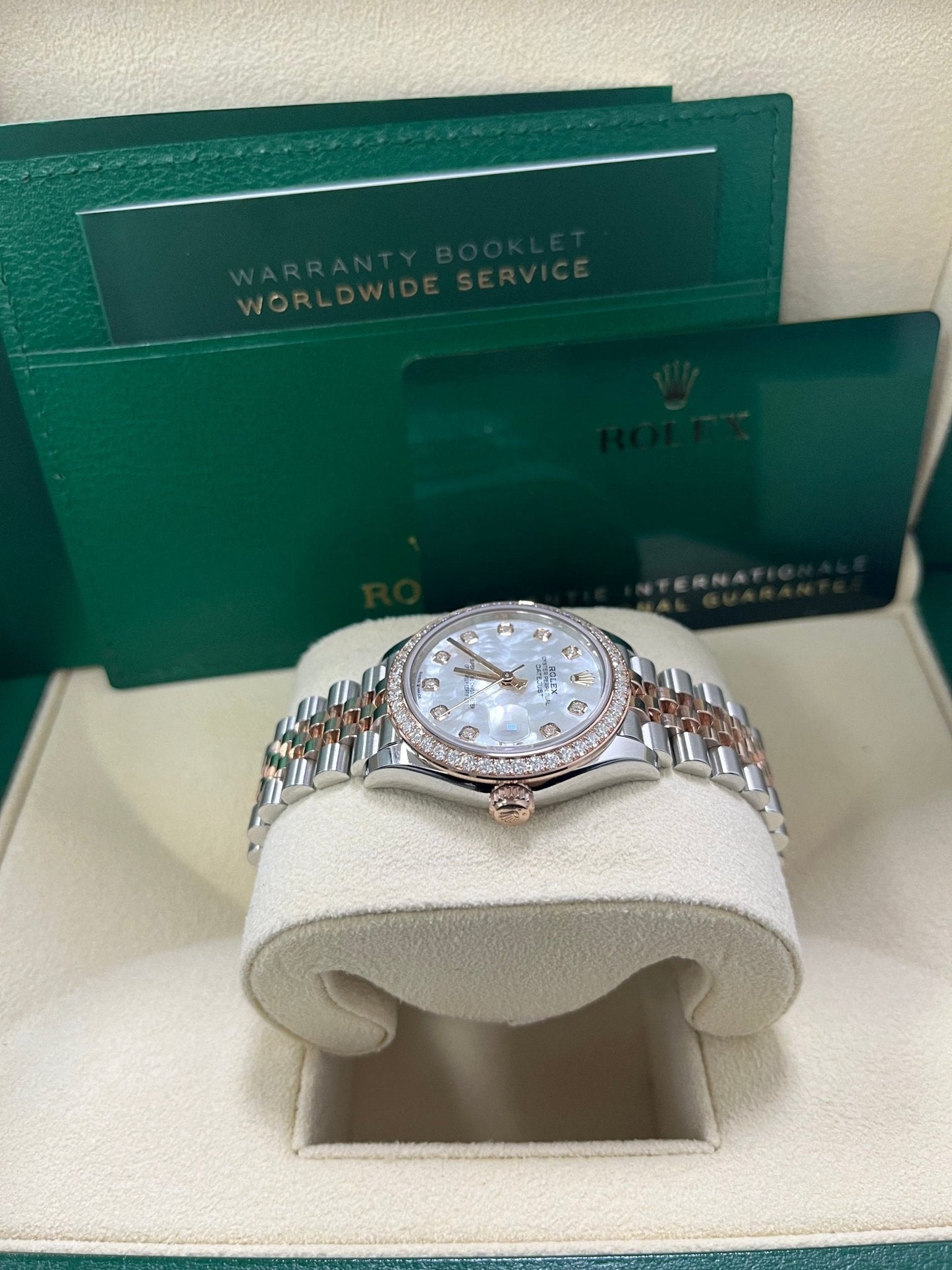 Rolex Datejust 31mm Mother Of Pearl Dial Rose Gold / Steel Reference #278381RBR