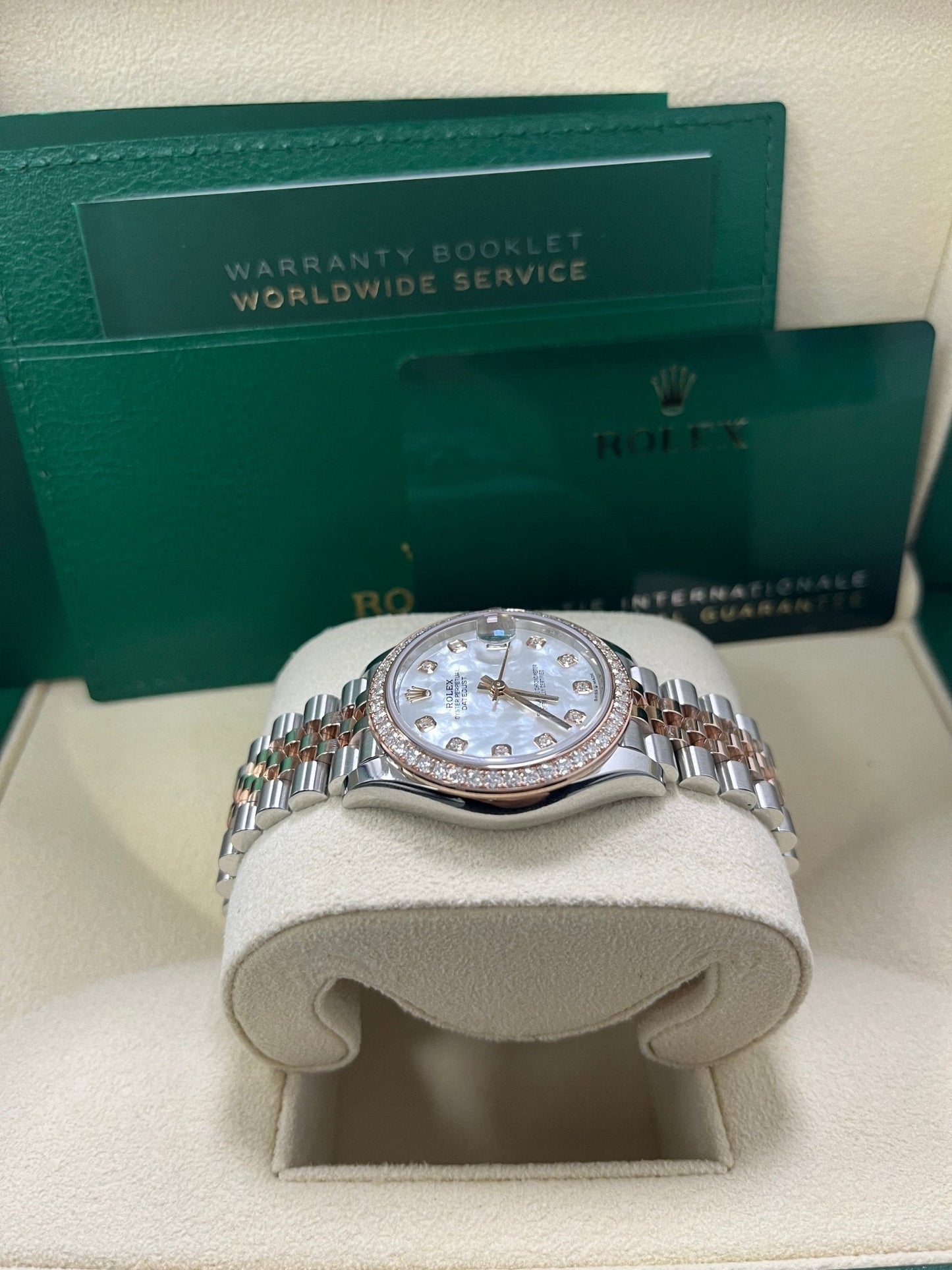 Rolex Datejust 31mm Mother Of Pearl Dial Rose Gold / Steel Reference #278381RBR