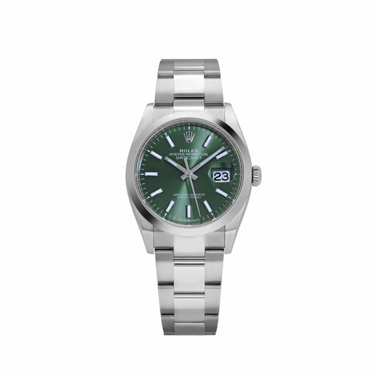 Rolex Datejust 36 126200 Stainless Steel Mint Green Dial Oyster (2023)