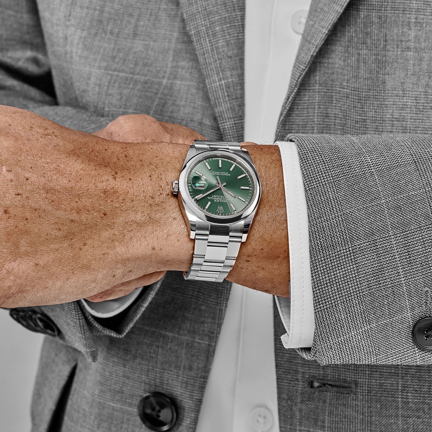 Rolex Datejust 36 126200 Stainless Steel Mint Green Dial Oyster (2023)