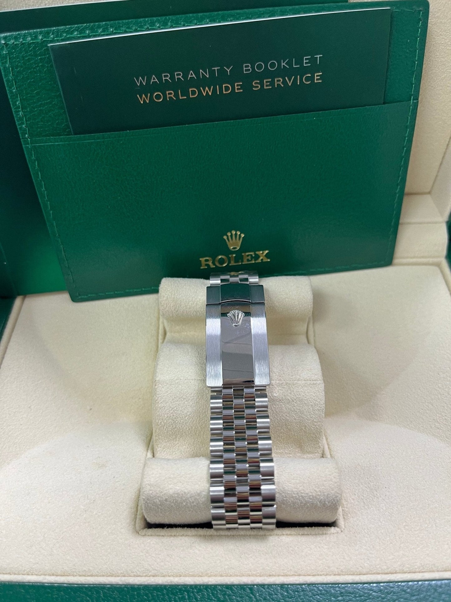 Rolex Datejust 36 Fluted Bezel Blue Index Dial Jubilee Bracelet 126234