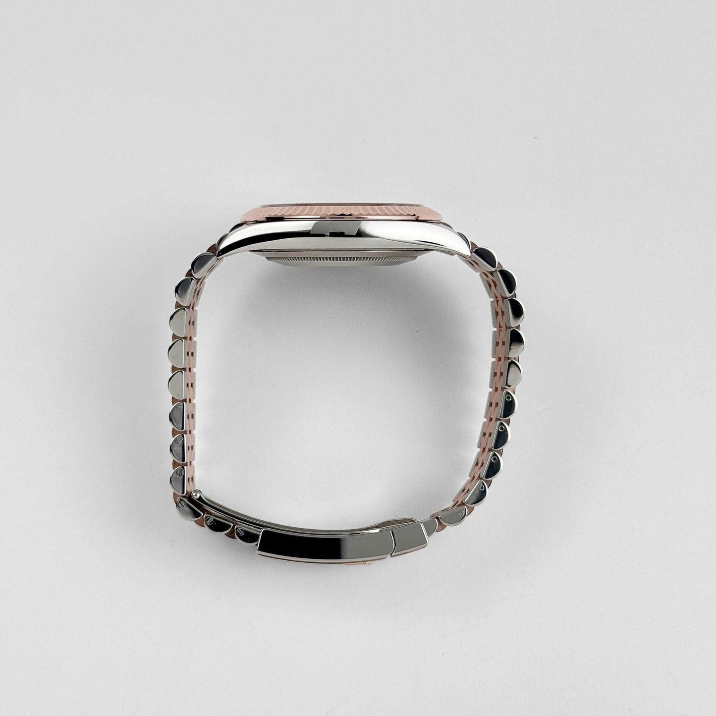 Rolex Datejust 41 126331 Rose Gold Stainless Steel Grey Motif Dial Jubilee