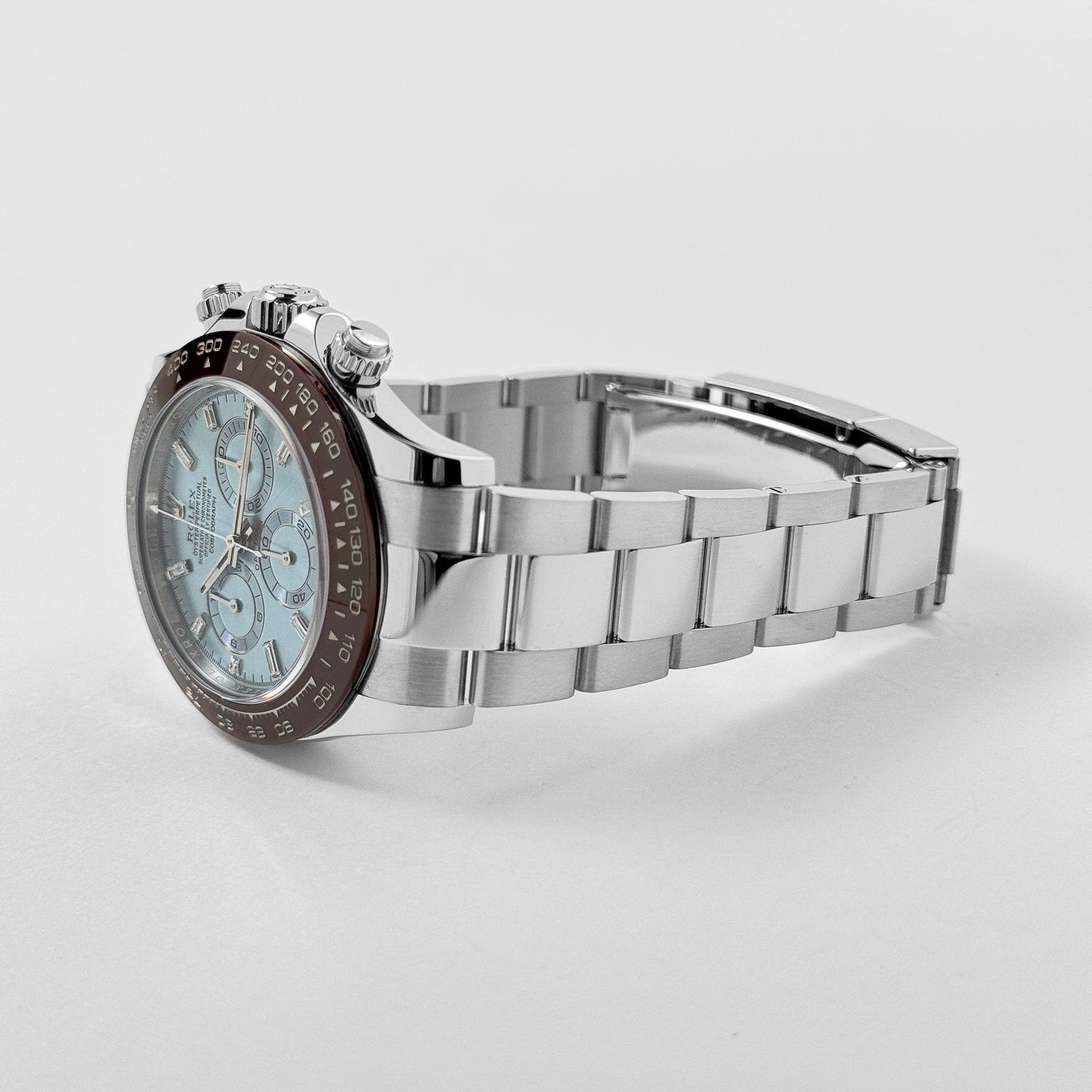 Rolex Daytona 116506 Platinum Ice Blue Baguette Diamond Dial (2023)
