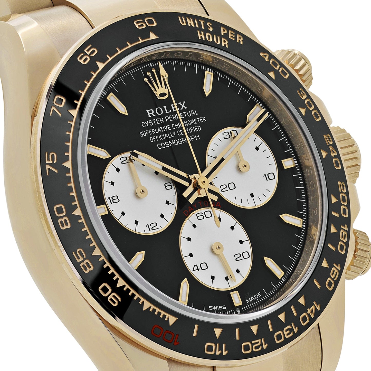 Rolex Daytona 126528LN 'Le Mans' Yellow Gold Black Dial
