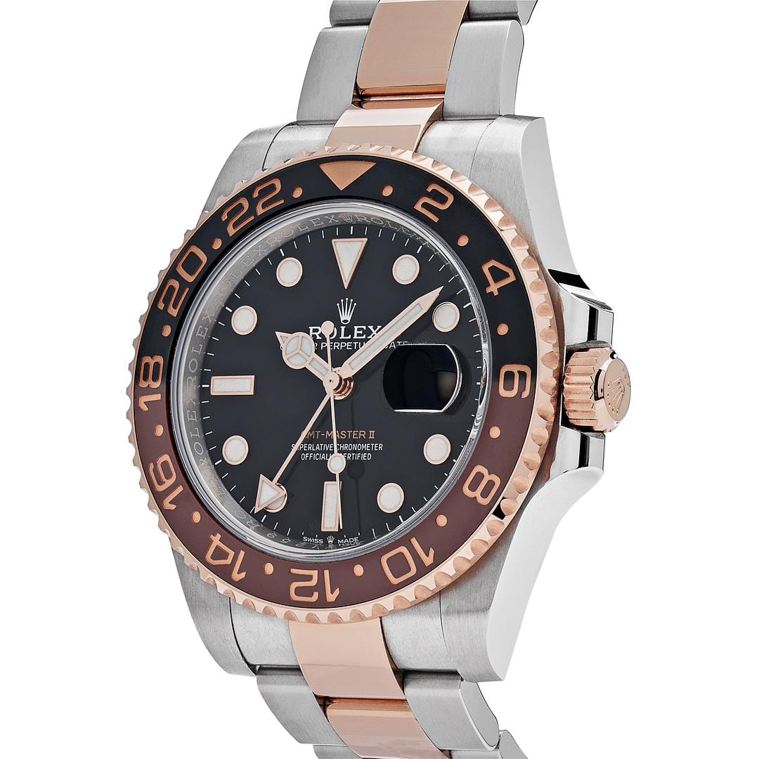 Rolex GMT-Master II 126711CHNR 'Root Beer' Rose Gold Stainless Black Dial (2020)