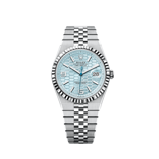 Rolex Land-Dweller 127336 Platinum Ice Blue Dial (2025)