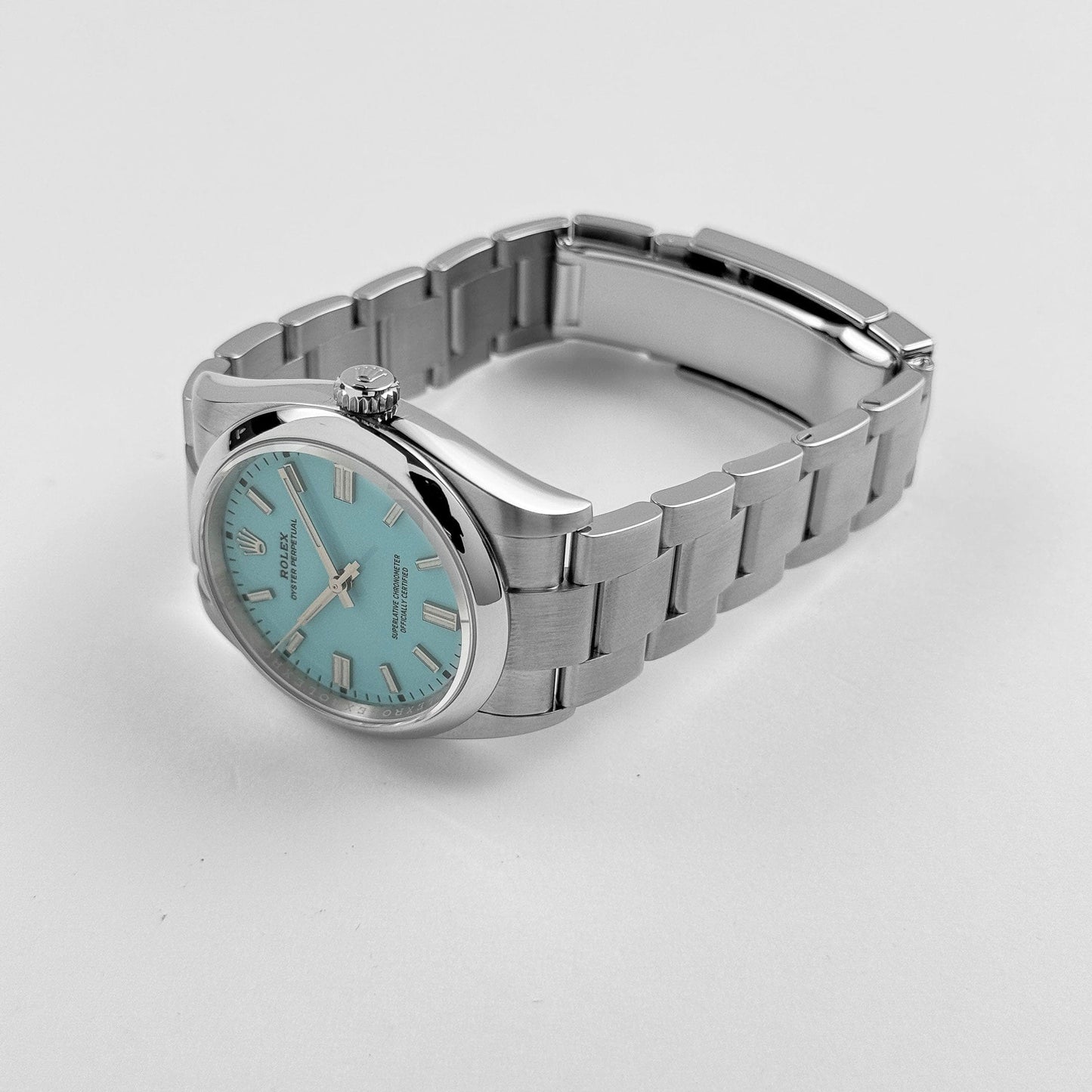Rolex Oyster Perpetual 36 126000 Stainless Steel Turquoise Dial (2025)