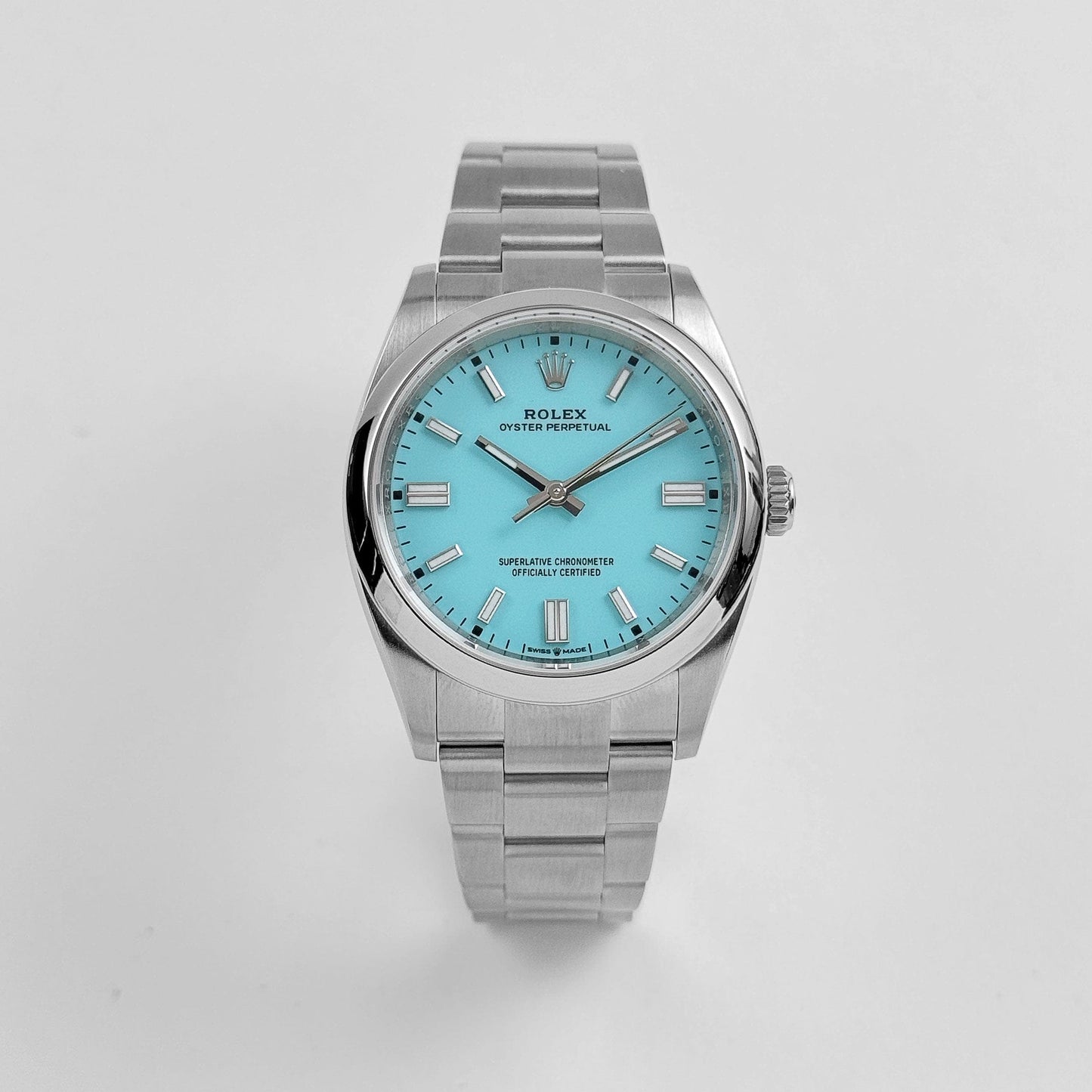 Rolex Oyster Perpetual 36 126000 Stainless Steel Turquoise Dial (2025)