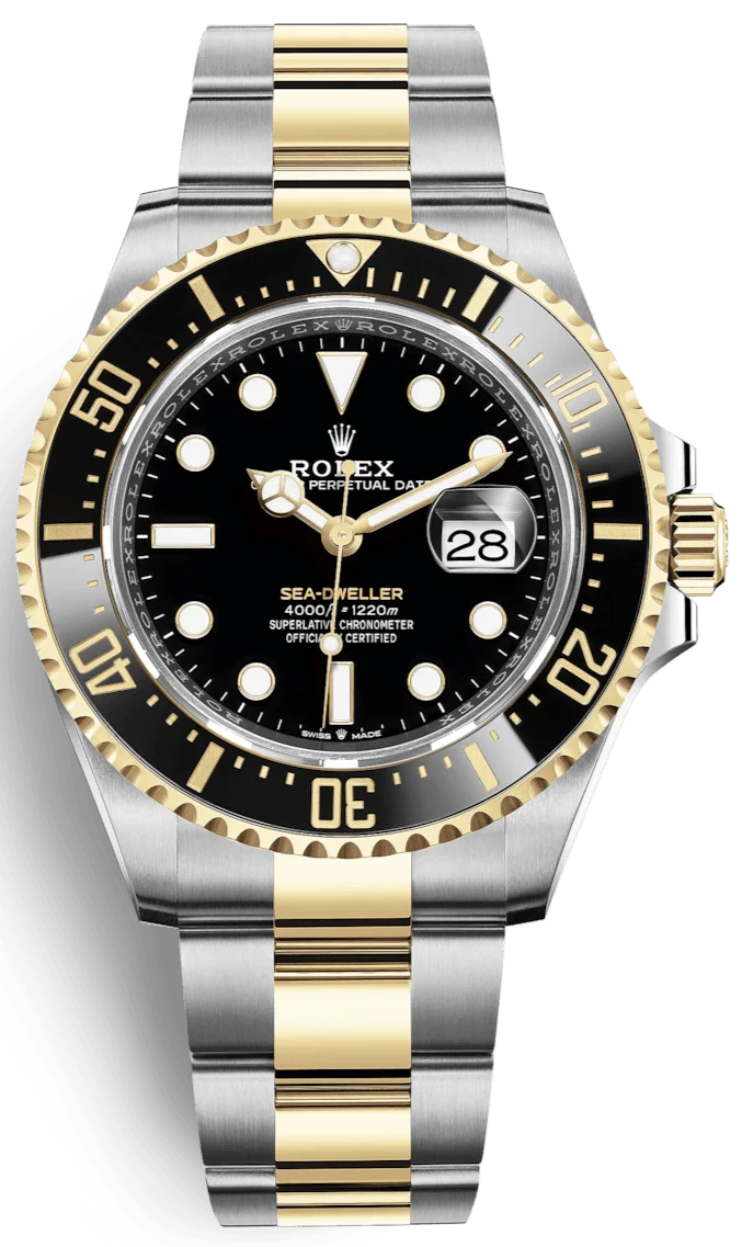 Rolex Sea-Dweller 43mm Two-Tone Yellow Gold & Steel Rolesor Case - Oyster Bracelet (Ref# 126603)