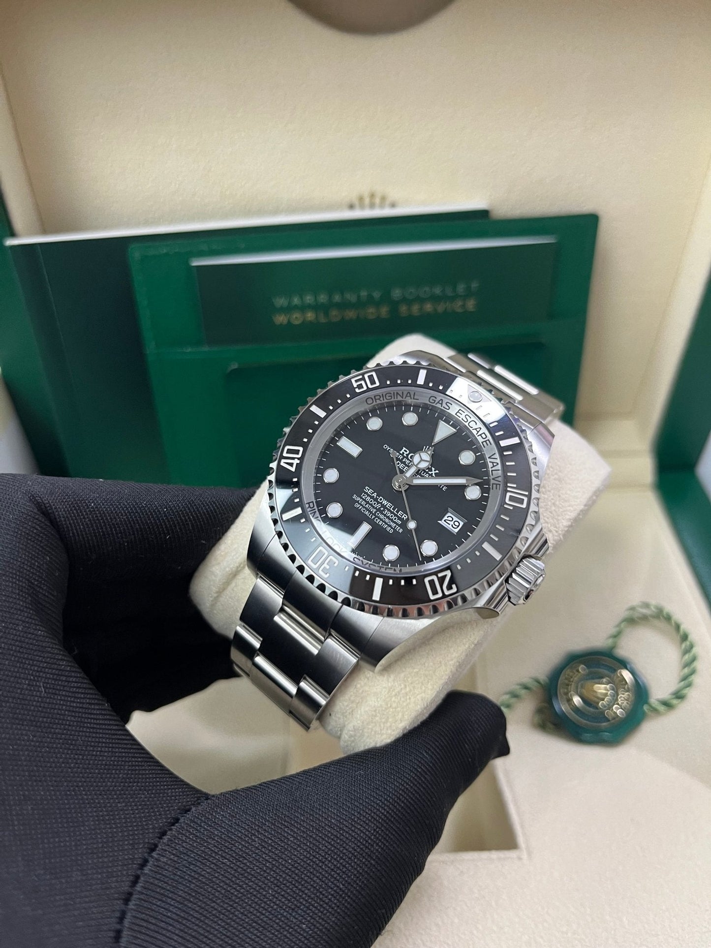 Rolex Sea-dweller Deepsea Black Dial Oyster Bracelet 136660