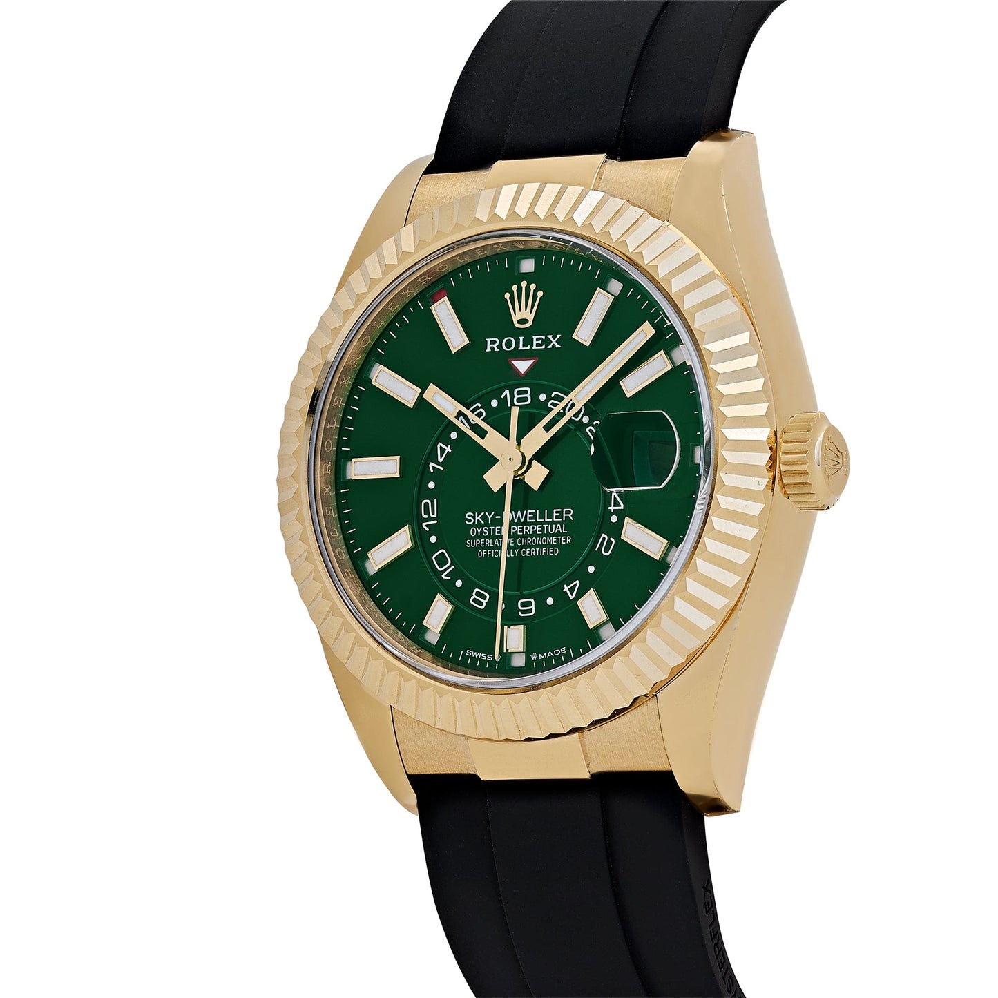 Rolex Sky-Dweller 336238 Yellow Gold Bright Green Dial (2025)