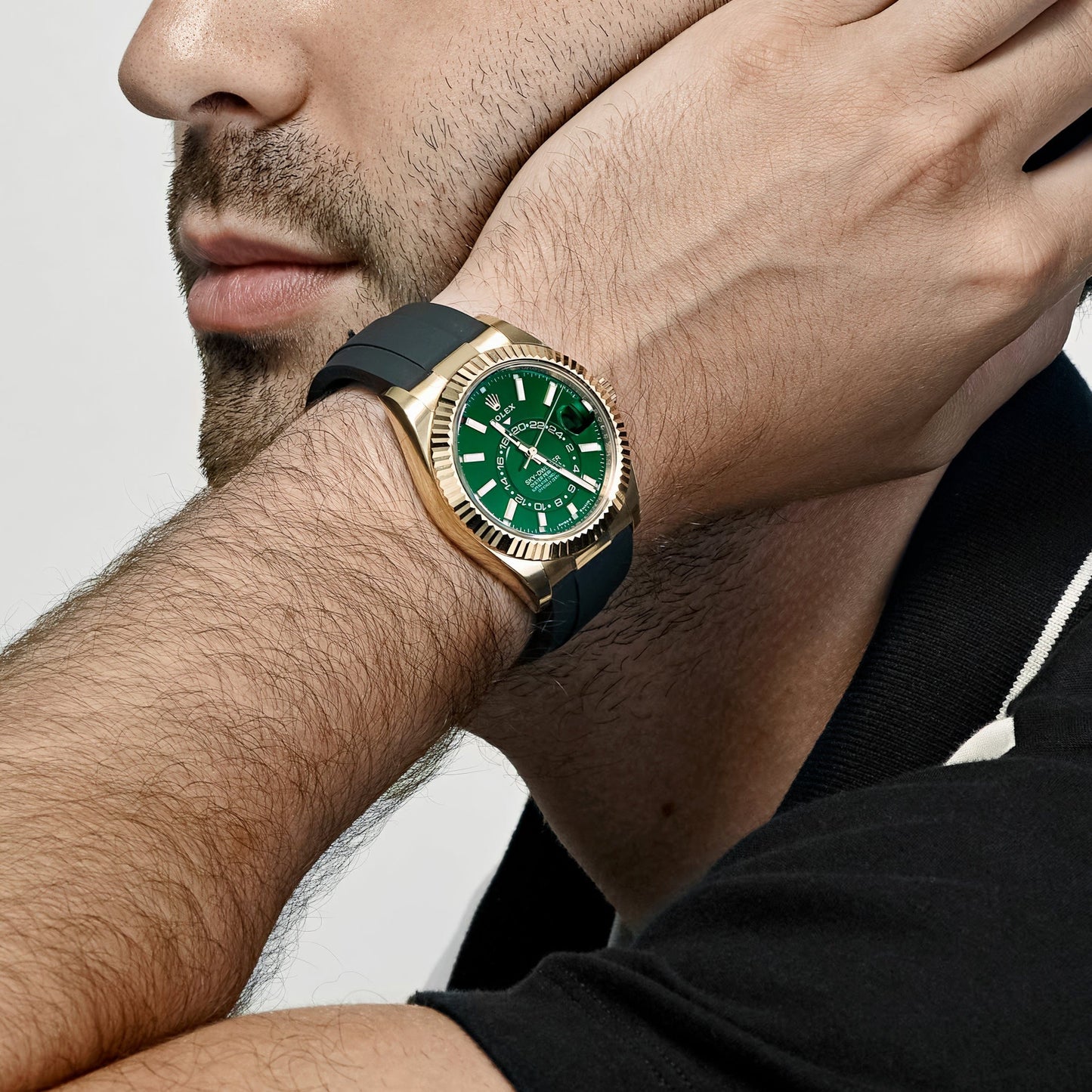 Rolex Sky-Dweller 336238 Yellow Gold Bright Green Dial (2025)