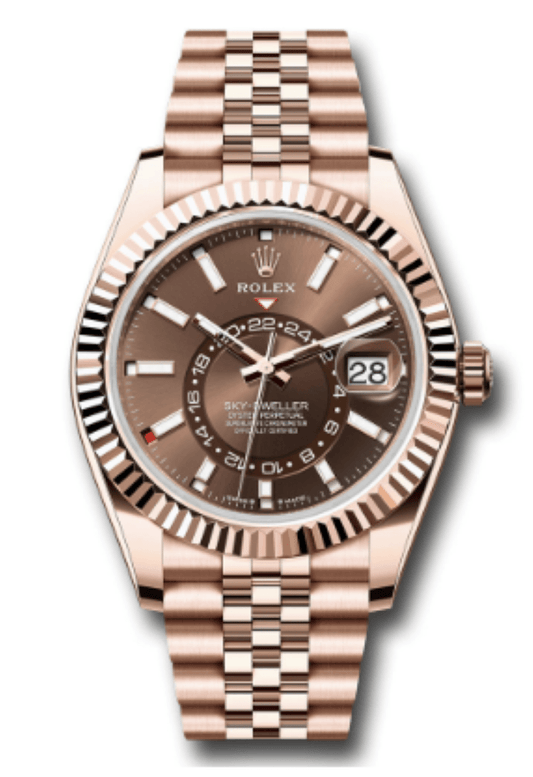 Rolex Sky-Dweller Chocolate Dial Jubilee Bracelet 336935