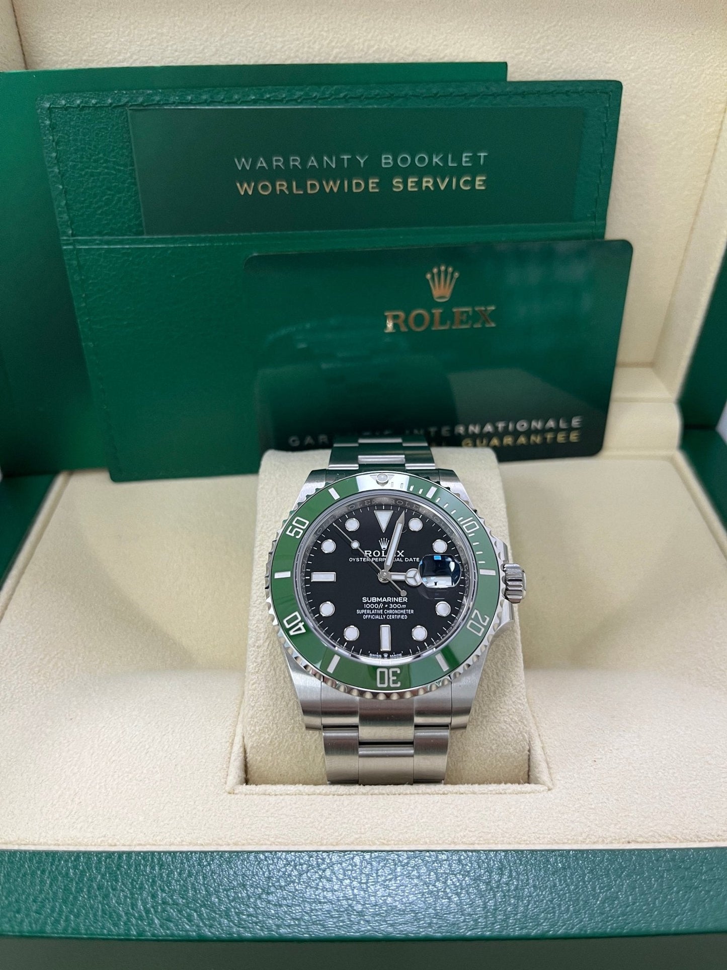 Rolex Submariner Date 41mm Black Dial NEW RELEASE Kermit MKII Bezel 126610LV