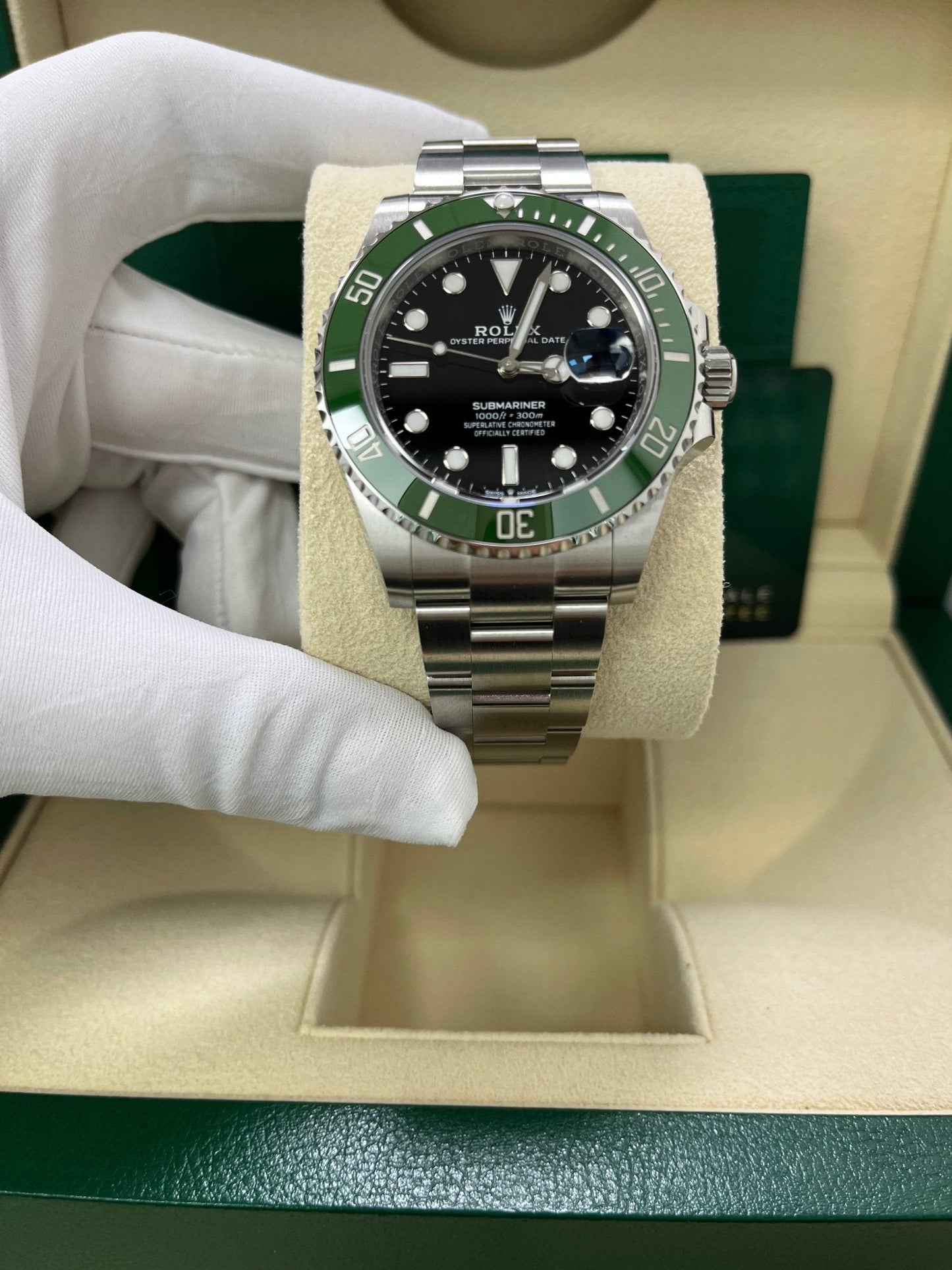 Rolex Submariner Date 41mm Black Dial NEW RELEASE Kermit MKII Bezel 126610LV