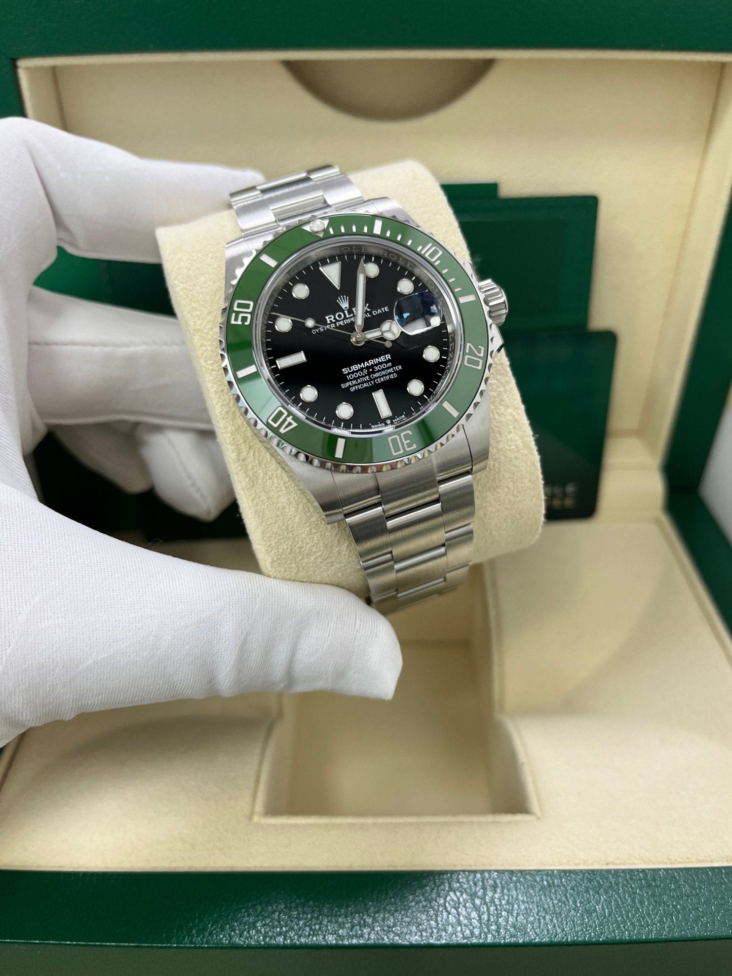 Rolex Submariner Date 41mm Black Dial NEW RELEASE Kermit MKII Bezel 126610LV
