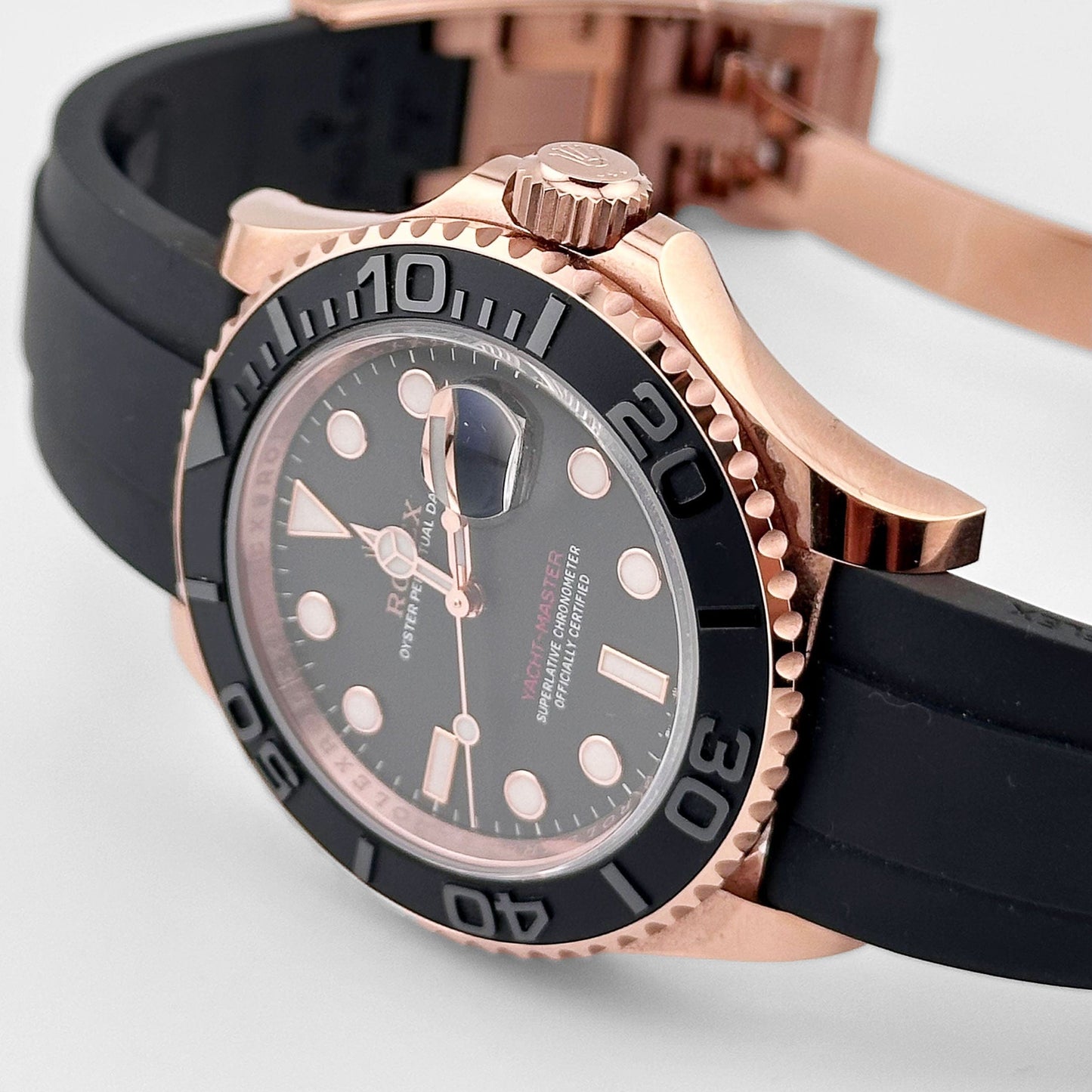 Rolex Yacht-Master 40 126655 Rose Gold Black Dial (2020)