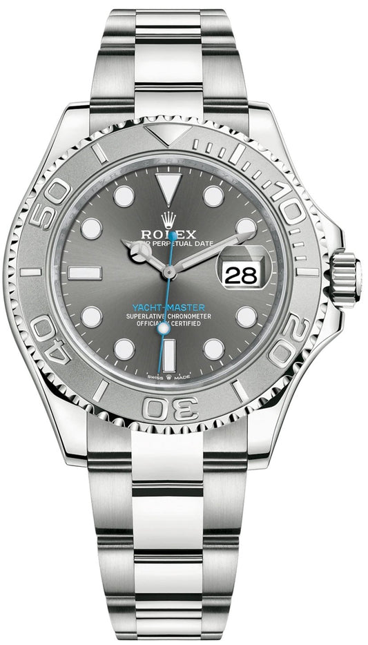 Rolex Yacht-Master 40mm Platinum & Stainless Steel - Dark Rhodium Dial (Ref# 126622)