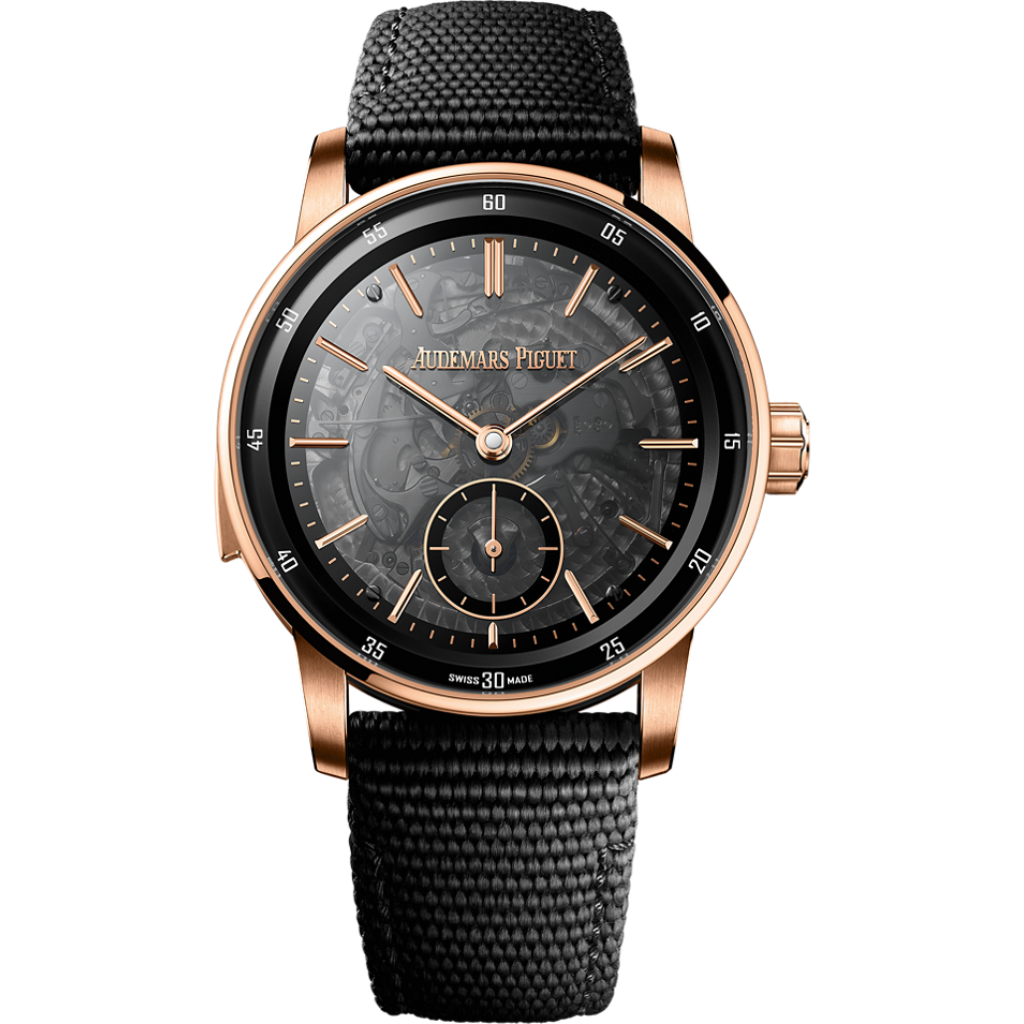 Audemars Piguet Code 11.59 by Audemars Piguet Minute Repeater Supersonnerie 41 mm Black Dial Ceramic Rubber-Coated Strap 26395NR.OO.D002KB.01