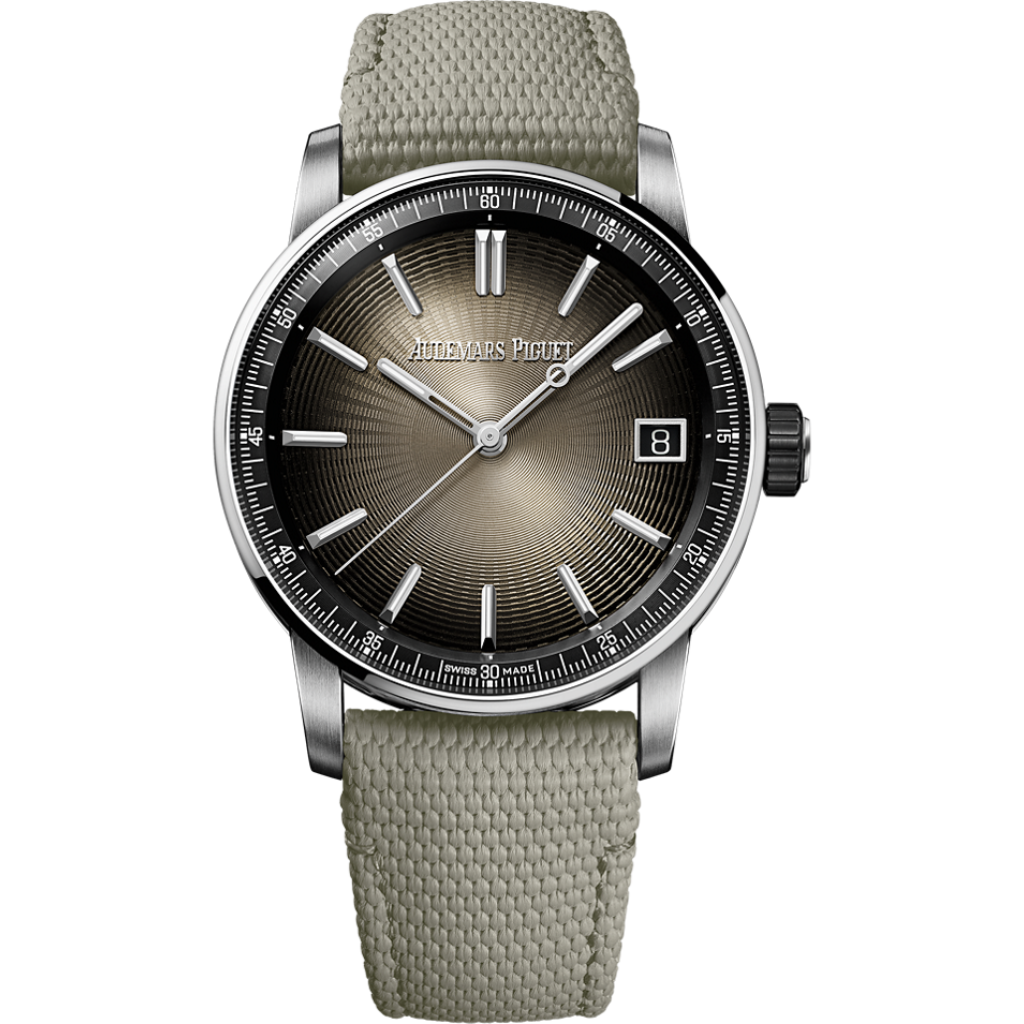 Audemars Piguet Code 11.59 by Audemars Piguet Selfwinding 41 mm Grey Dial Black Ceramic Rubber-Coated Strap  15210QT.OO.A064KB.01