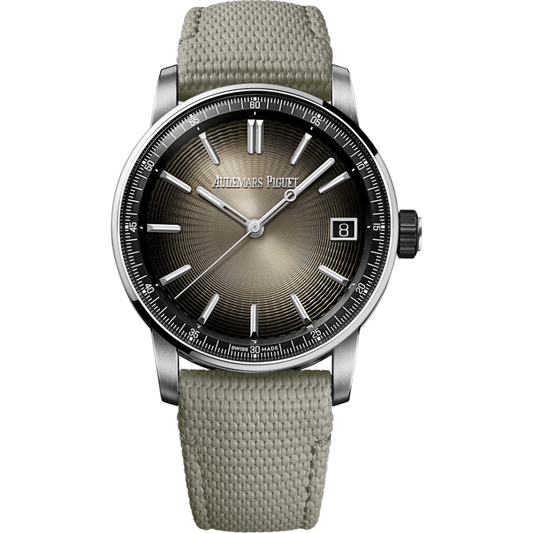 Audemars Piguet Code 11.59 by Audemars Piguet Selfwinding 41 mm Grey Dial Black Ceramic Rubber-Coated Strap  15210QT.OO.A064KB.01