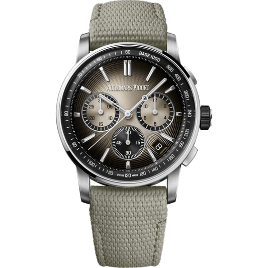 Audemars Piguet Code 11.59 by Audemars Piguet Selfwinding Chronograph 41 mm Beige  Dial Black Ceramic Rubber-Coated Strap 26393QT.OO.A064KB.01