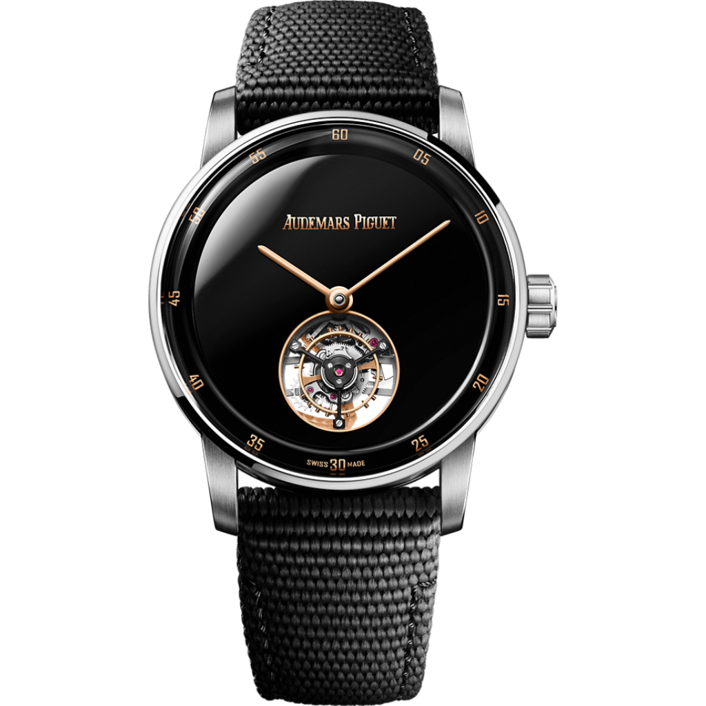 Audemars Piguet Code 11.59 by Audemars Piguet Selfwinding Flying Tourbillon  41 mm Black Dial Ceramic Rubber-Coated Strap 26396NB.OO.D002KB.01